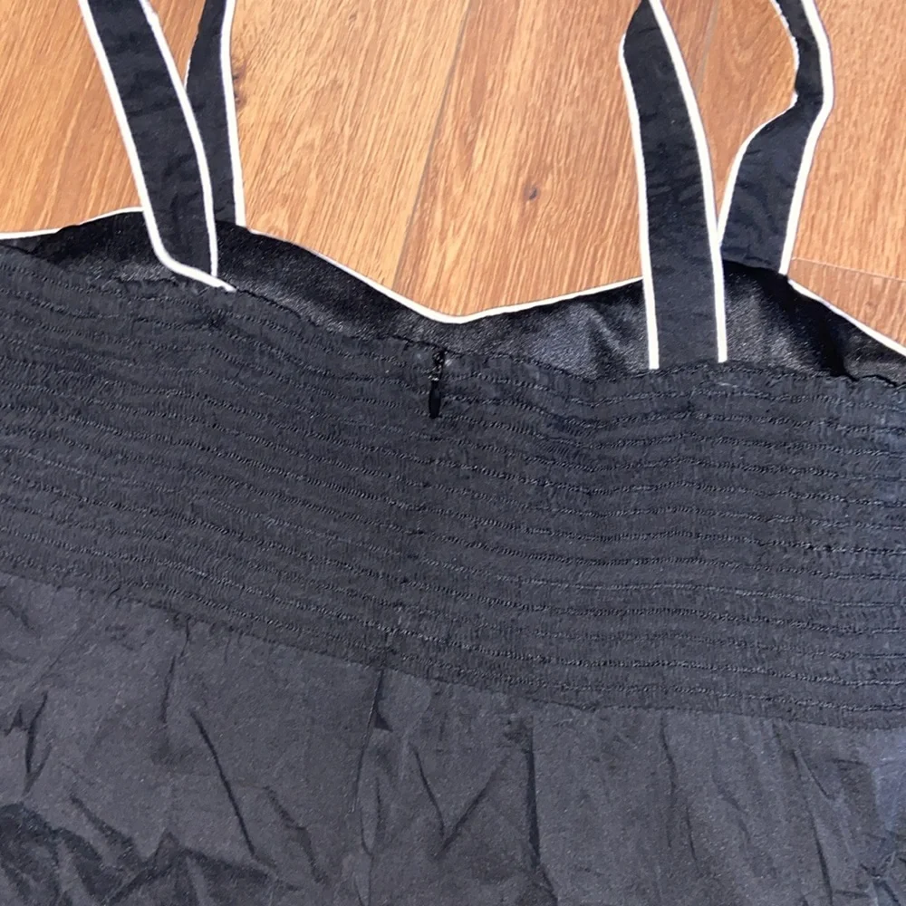 Addition Elle Black Garment with White Accents - Picture 3 of 5